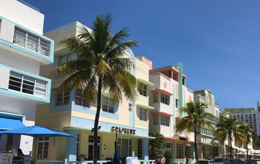 Art Deco District en Miami Beach